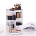 3 Pcs Rotating Makeup Holders Organizers Set, Durable 360 Spinning Makeup Racks Cosmetic Carousel Plastic Storage Shelf